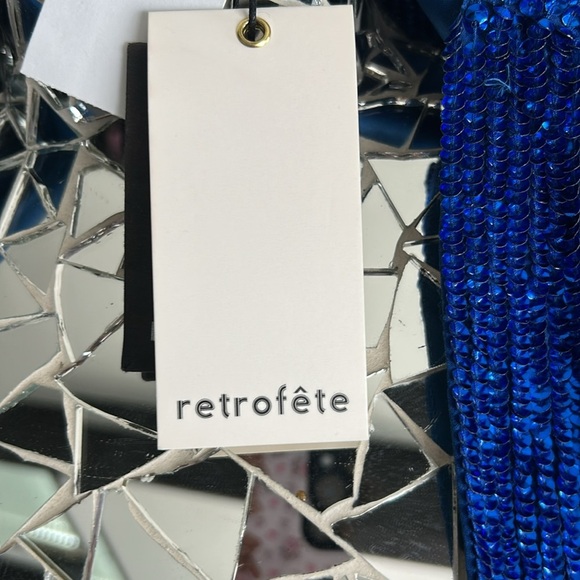 RETROFETE Audrey Robe in Royal Blue Sz M NWT - Picture 5 of 8